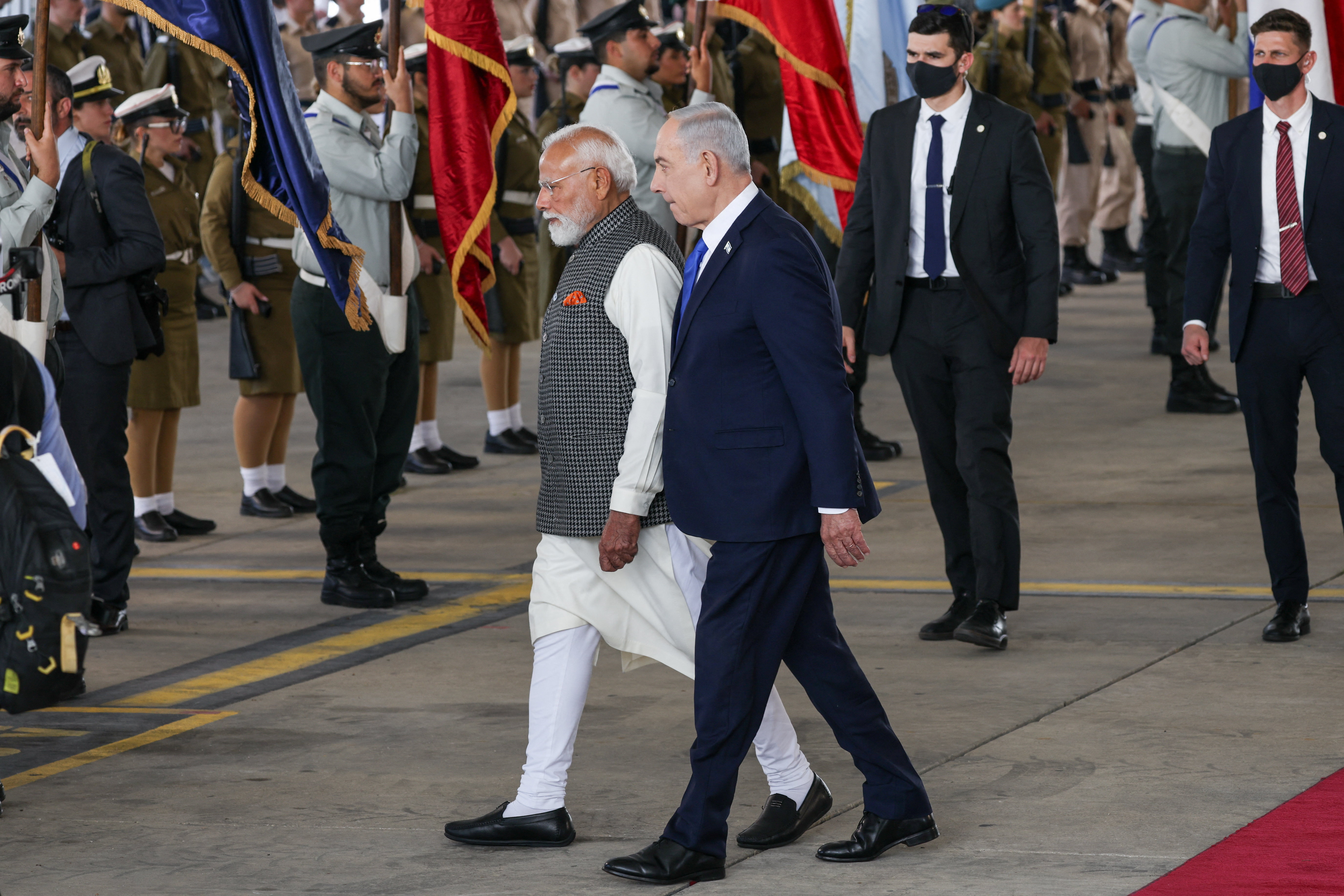 Indian PM Modi visits Israel