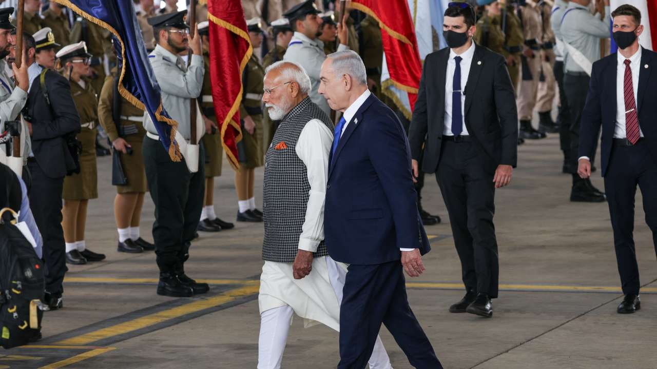 Indian PM Modi visits Israel
