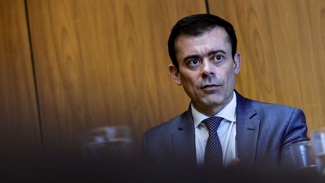 Brazil's Treasury Secretary Rogerio Ceron attends an interview with Reuters in Brasilia