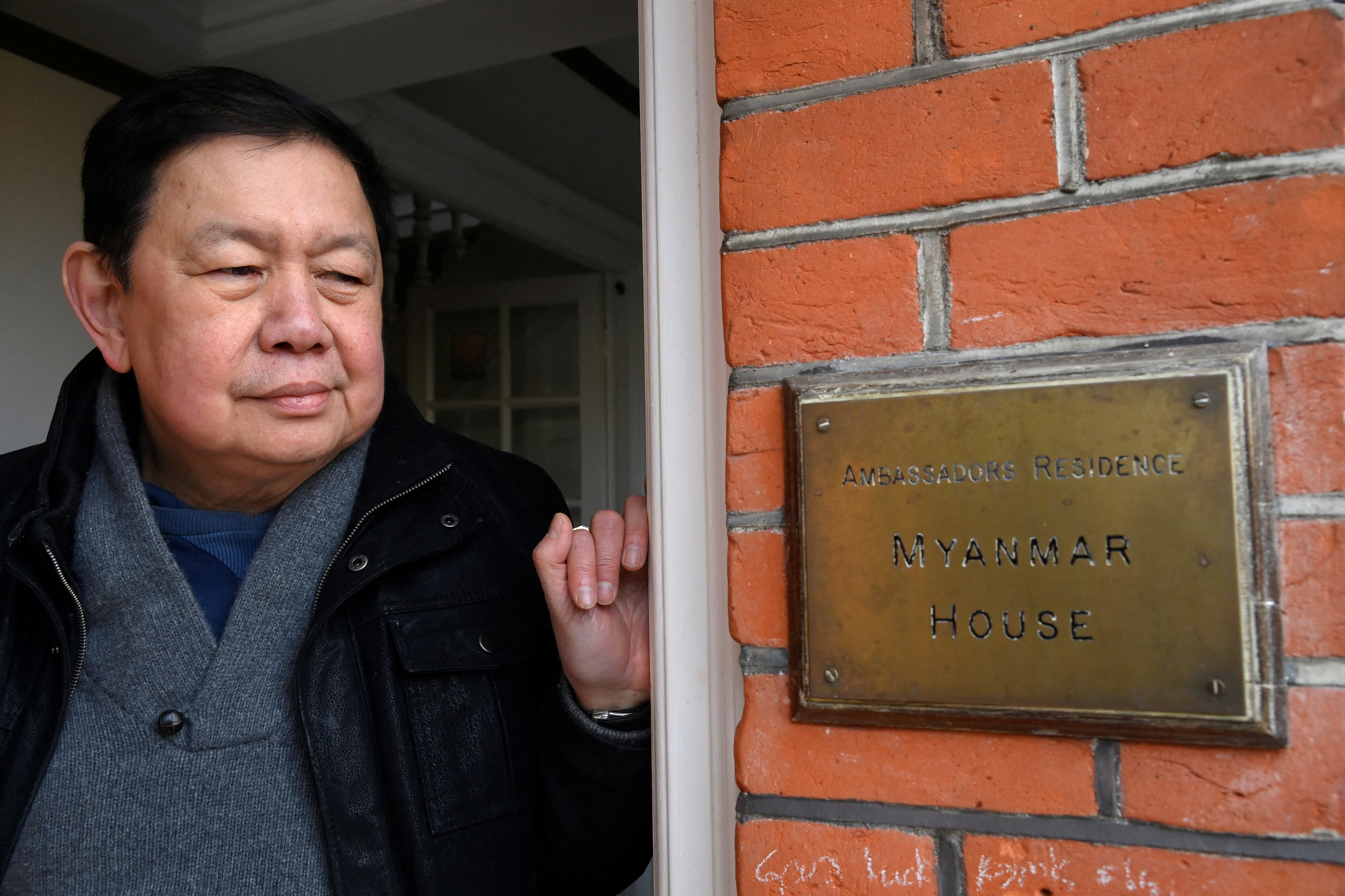 Ex-ambassador of Myanmar to UK Kyaw Zwar Minn remains in diplomatic residence in London