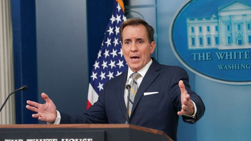 Press briefing at the White House in Washington