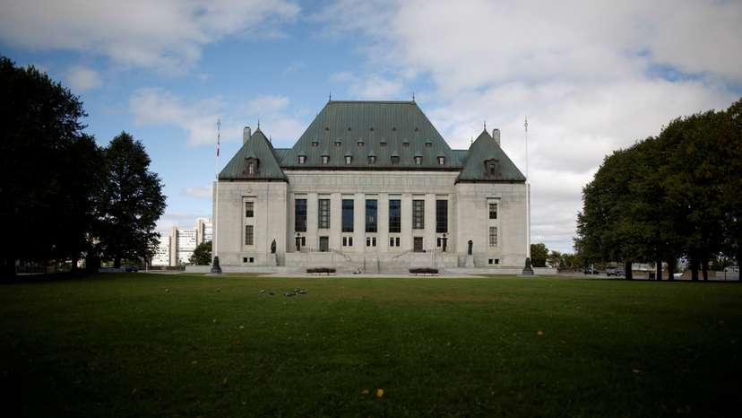 FILE PHOTO: The Supreme Court of Canada building on Parliament Hill in Ottawa