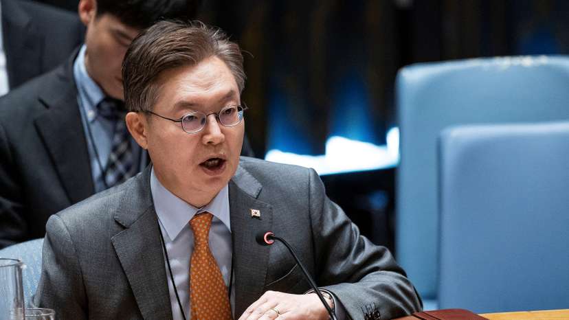 United Nations Security Council meeting on Middle East and Palestine at the United Nations Headquarters in New York