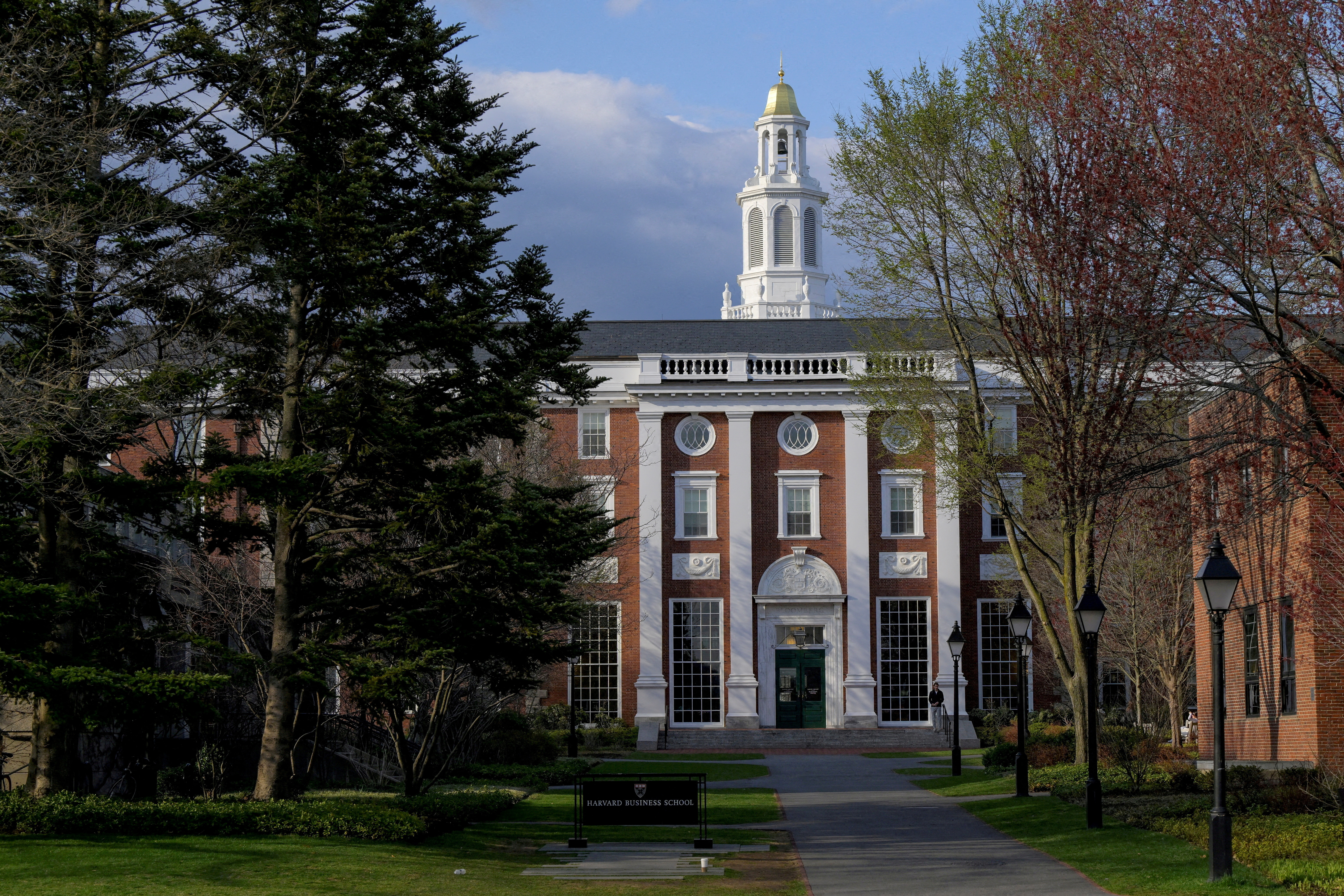 FILE PHOTO: Harvard's Business School campus is seen in Massachusetts
