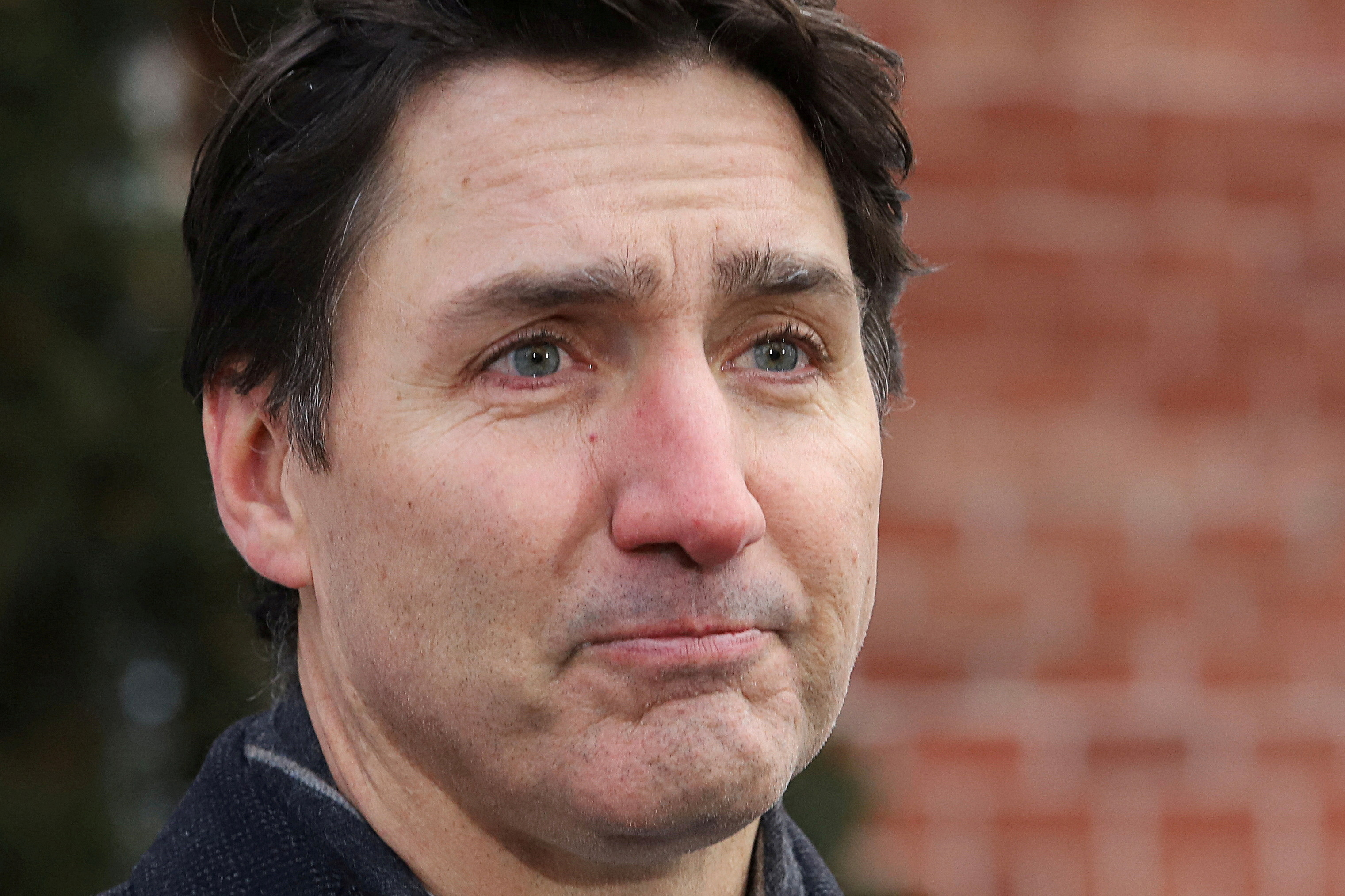 Canada's PM Justin Trudeau announces he intends to step down as Liberal Party leader and Prime Minister, at Rideau Cottage, in Ottawa