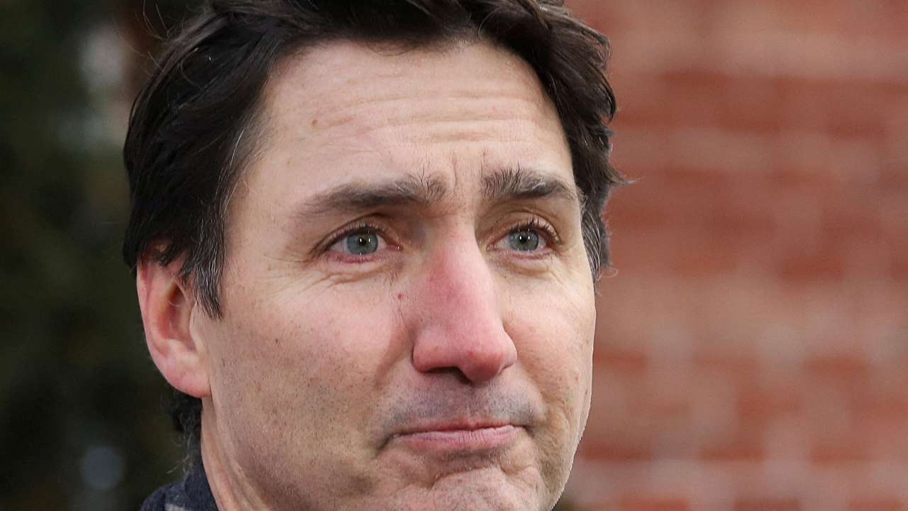 Canada's PM Justin Trudeau announces he intends to step down as Liberal Party leader and Prime Minister, at Rideau Cottage, in Ottawa