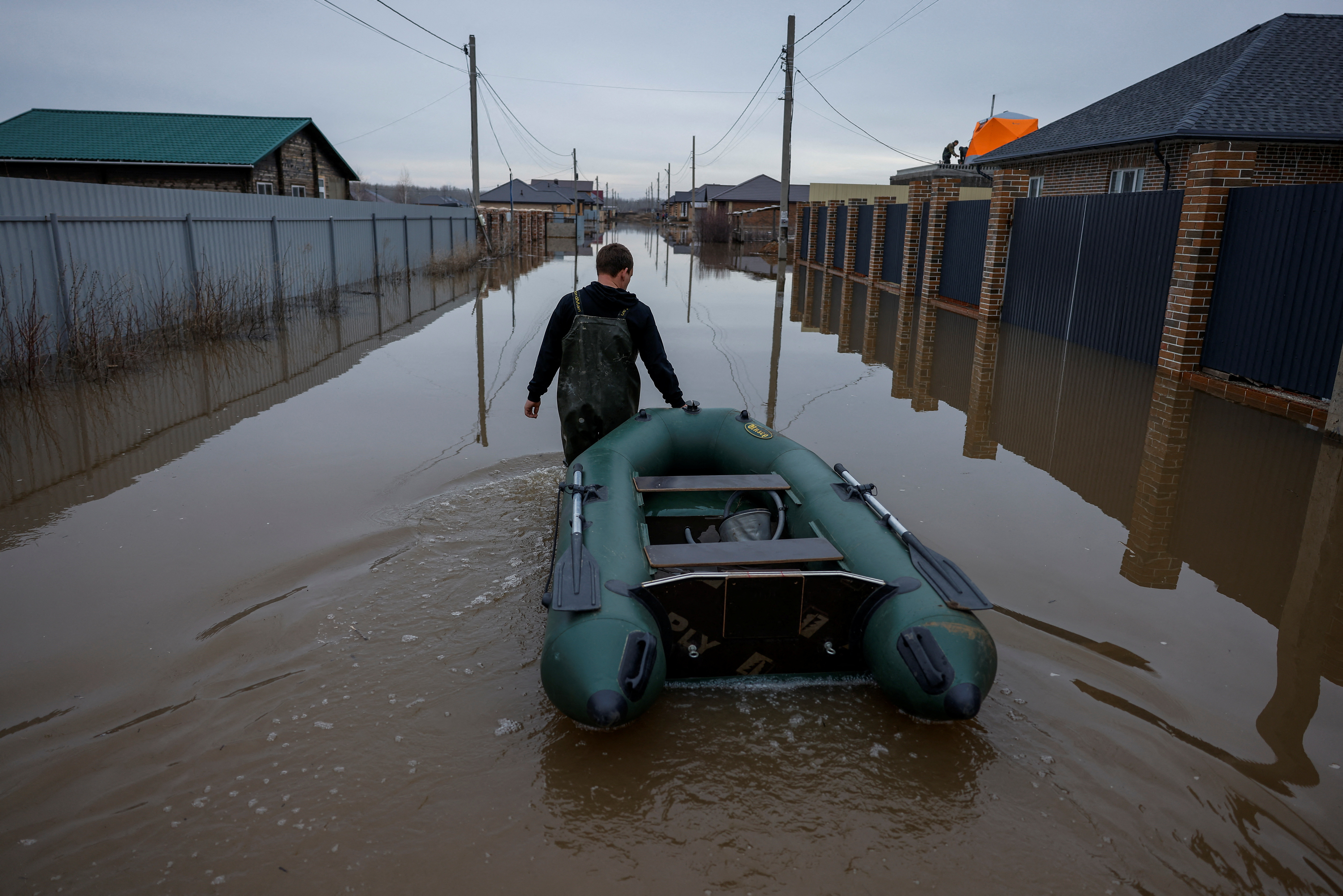 Flooding in Orenburg region