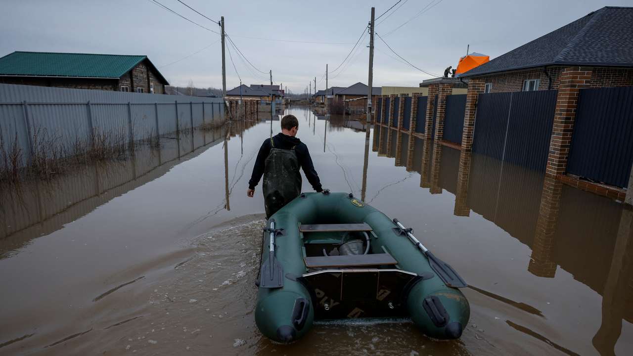 Flooding in Orenburg region