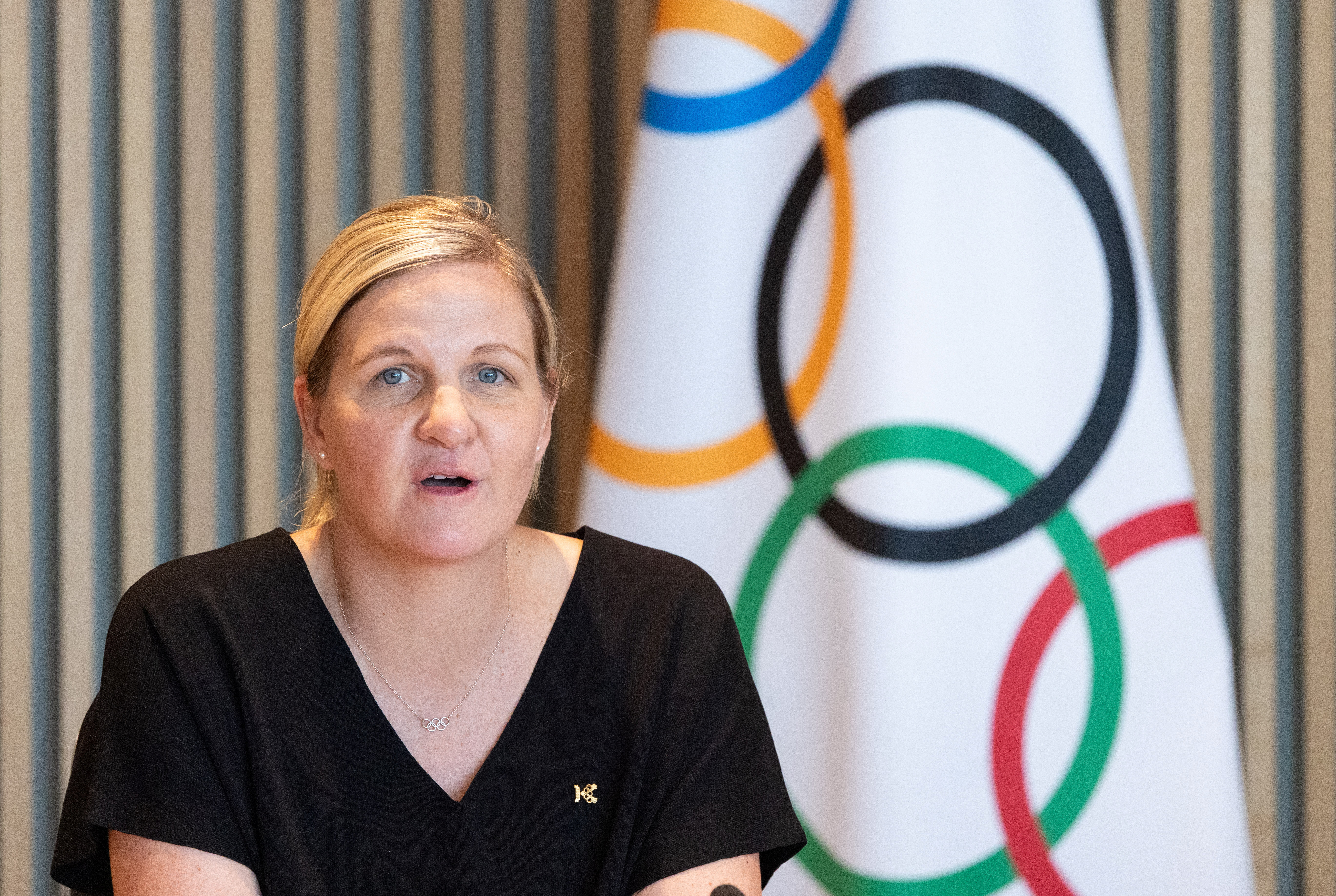 Newly elected President of the IOC Kirsty Coventry attends her first Executive Board meeting in Lausanne