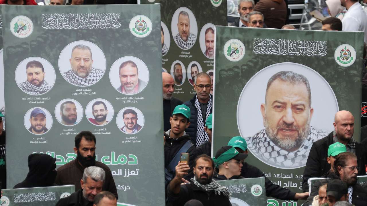 Funeral of deputy head of Hamas, Saleh al-Arouri, in Beirut