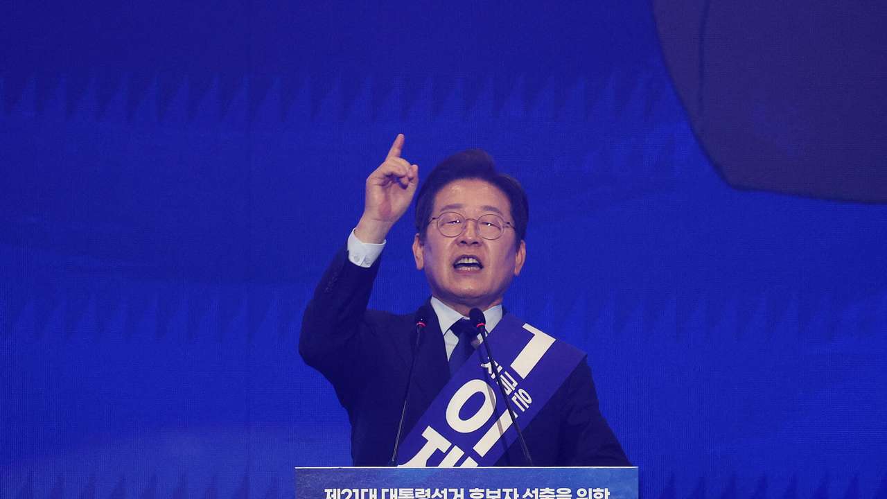 FILE PHOTO: South Korea's Democratic Party choose their candidate for upcoming presidential election