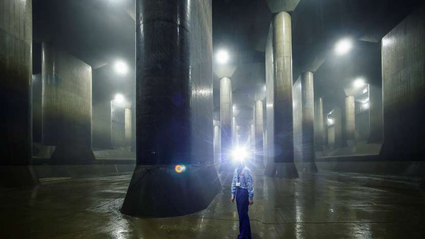 The Wider Image: Tokyo expands underground 'temple' complex to counter climate change rains