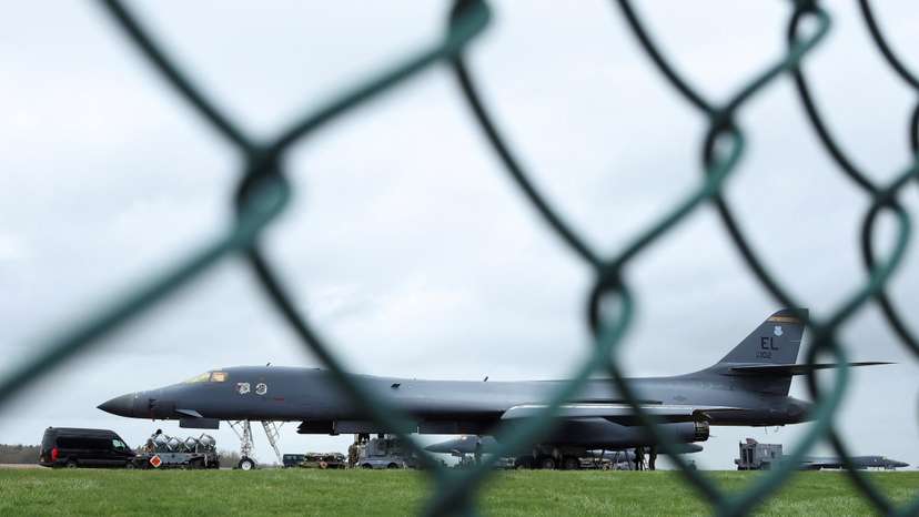 U.S. forces at RAF Fairford, amid the U.S.–Israeli conflict with Iran, in Fairford