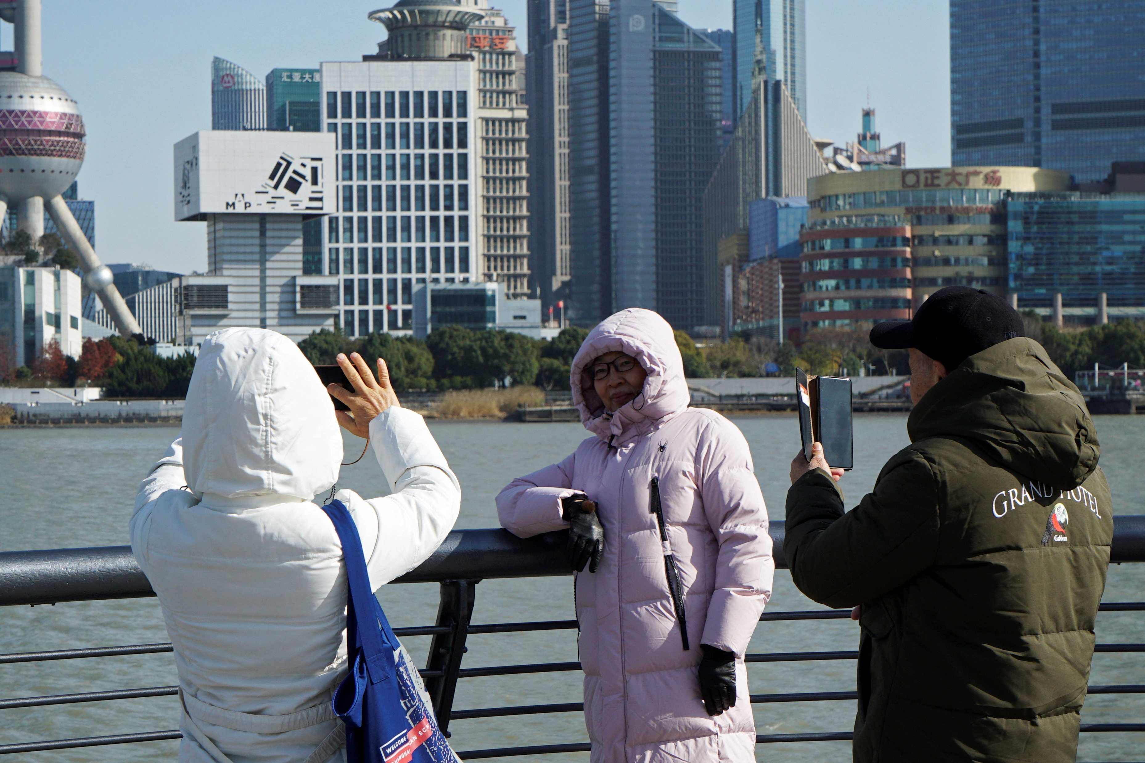 Cold winter day in Shanghai