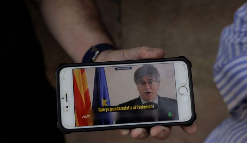 A day before the Investiture debate in Spain's Catalonia parliament