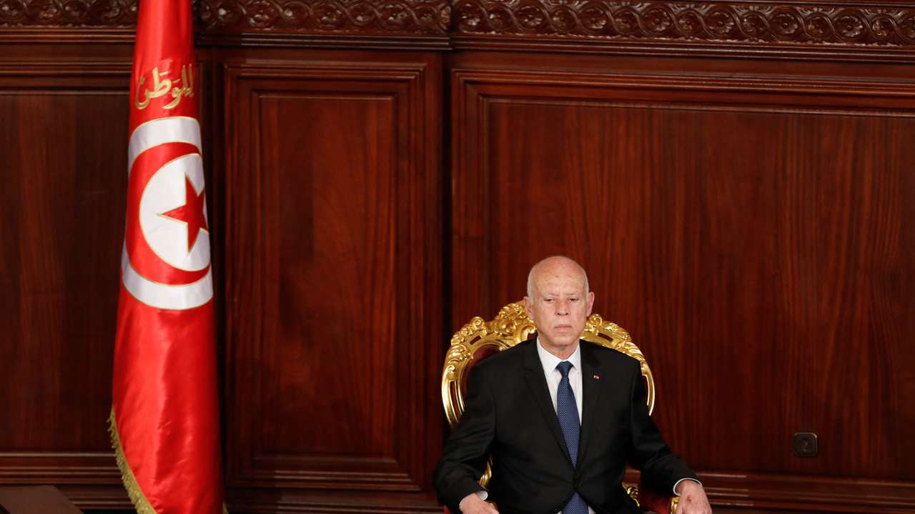 Tunisian president-elect Kais Saied swearing-in ceremony in Tunis
