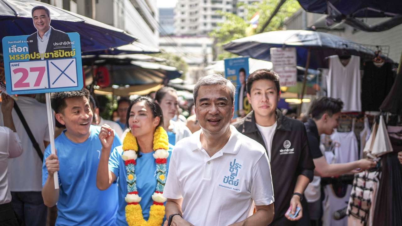 Thailand's Democrat Party rebounds ahead of polls, buoyed by ex-PM Abhisit