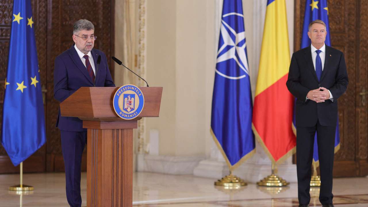 Romanian president Iohannis tasks Social Democrat Ciolacu with forming new government