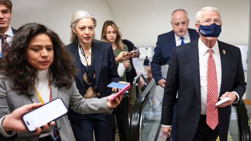 U.S. Senate Armed Services Committee holds a closed briefing on naval aviation mishaps, in Washington