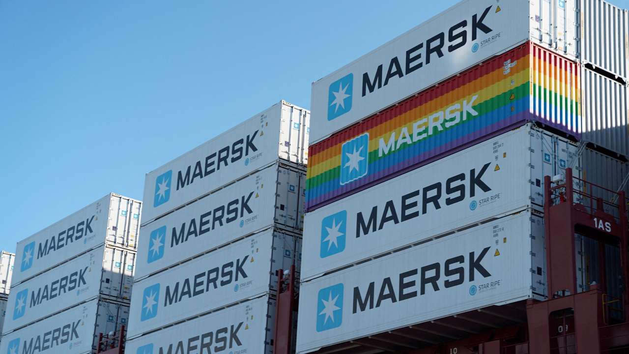 FILE PHOTO: Naming ceremony of the world's first methanol-enabled container vessel in Copenhagen