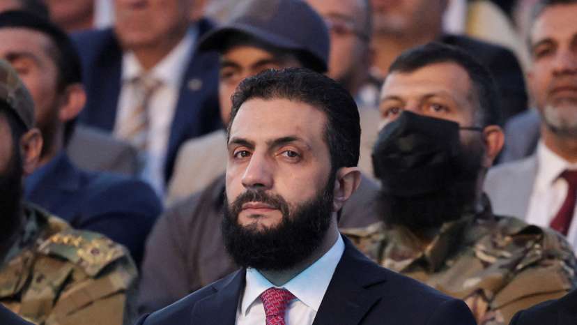 FILE PHOTO: Syria’s interim President Ahmed al-Sharaa attends the “Aleppo, Key to Victory” celebration in Aleppo