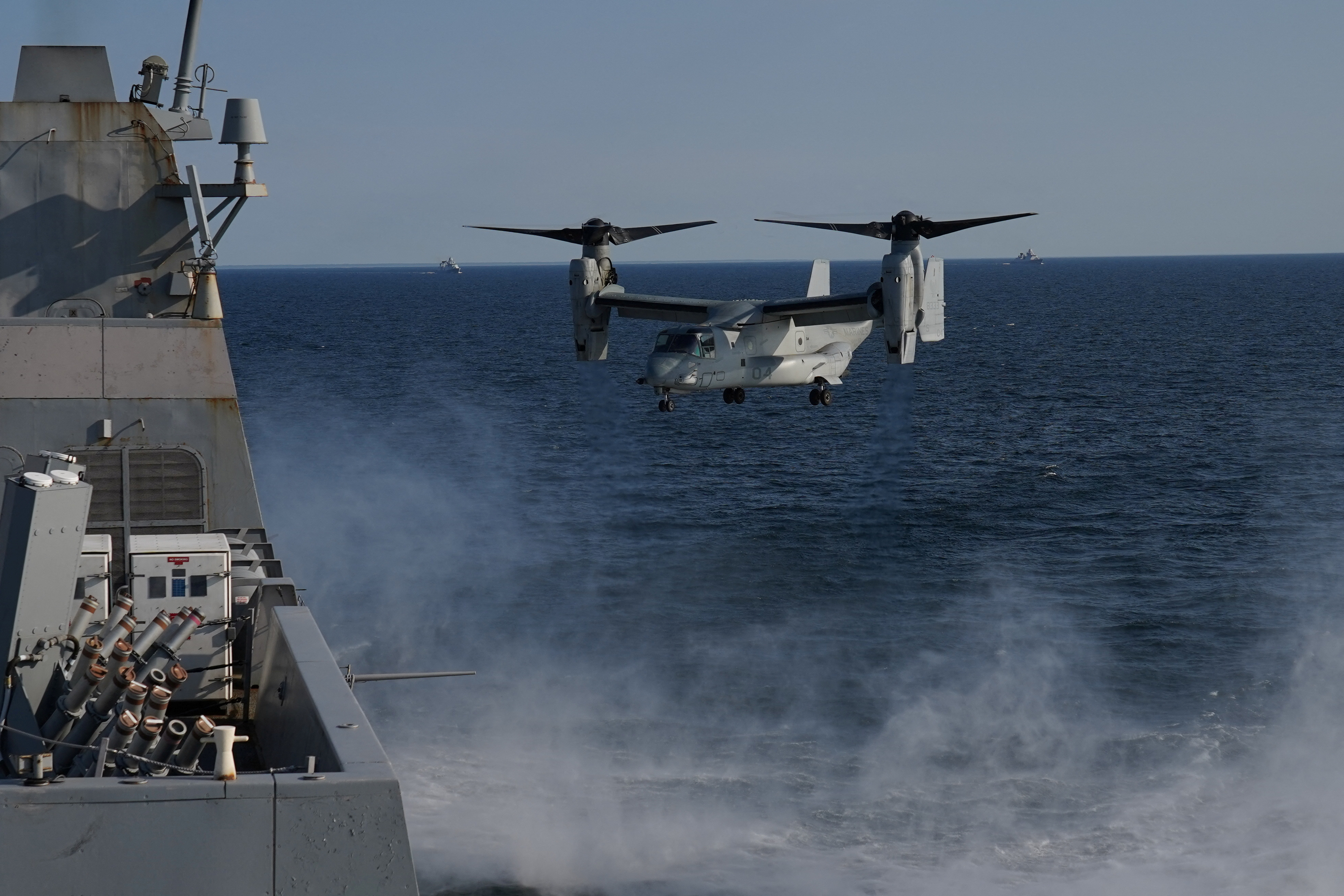 NATO naval exercise Northern Coasts 2023 in the Baltic Sea