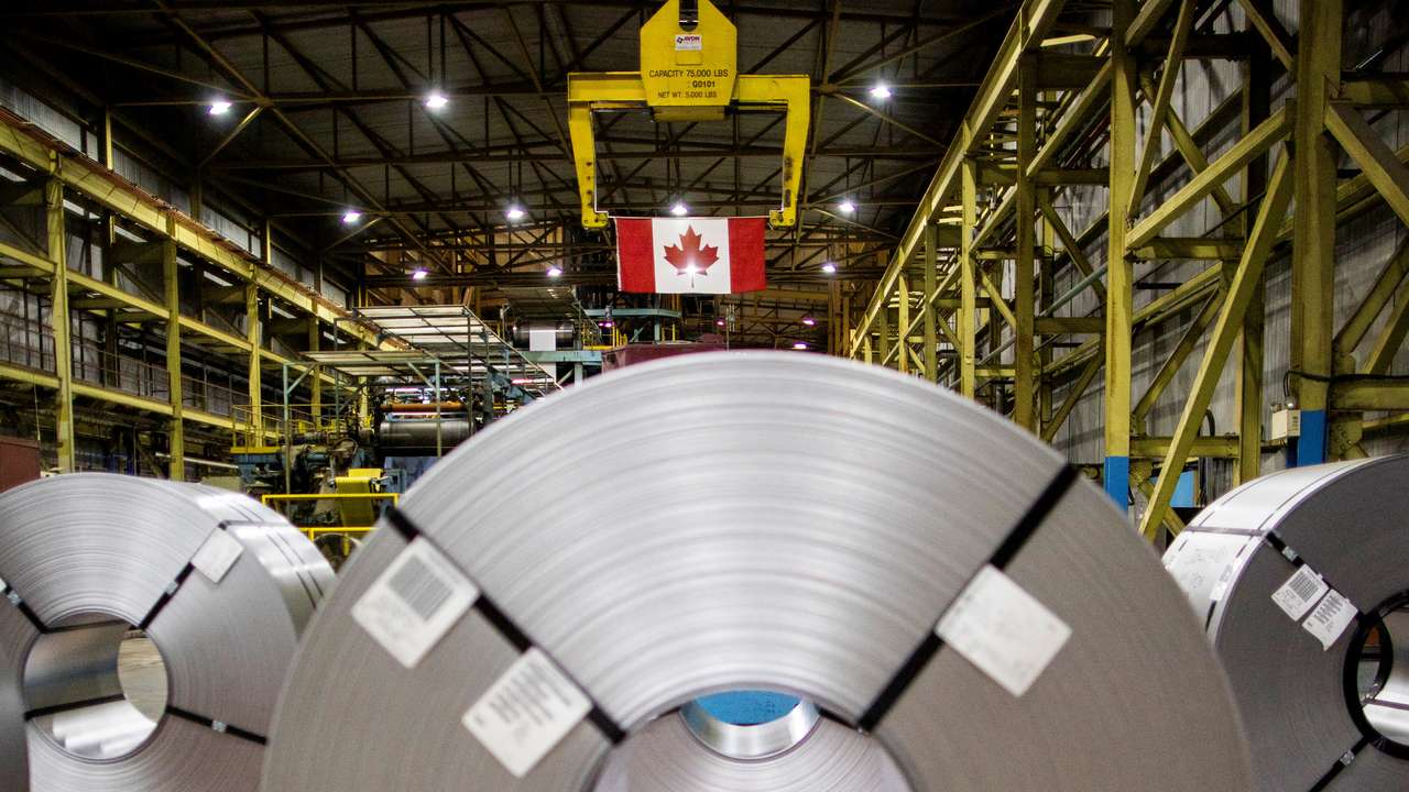 Canada's PM-designate Carney visits the ArcelorMittal Dofasco steel mill in Hamilton