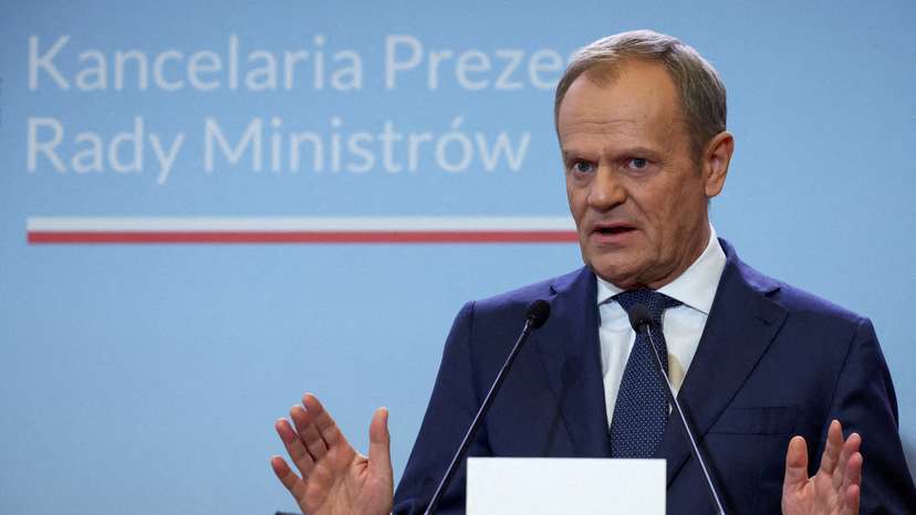 FILE PHOTO: Polish Prime Minister Tusk in Warsaw