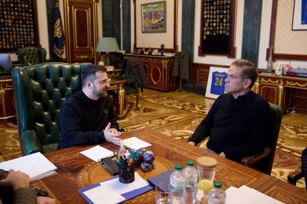 Executive Chair and Chief Executive Officer of Fox Corporation Murdoch visits Kyiv