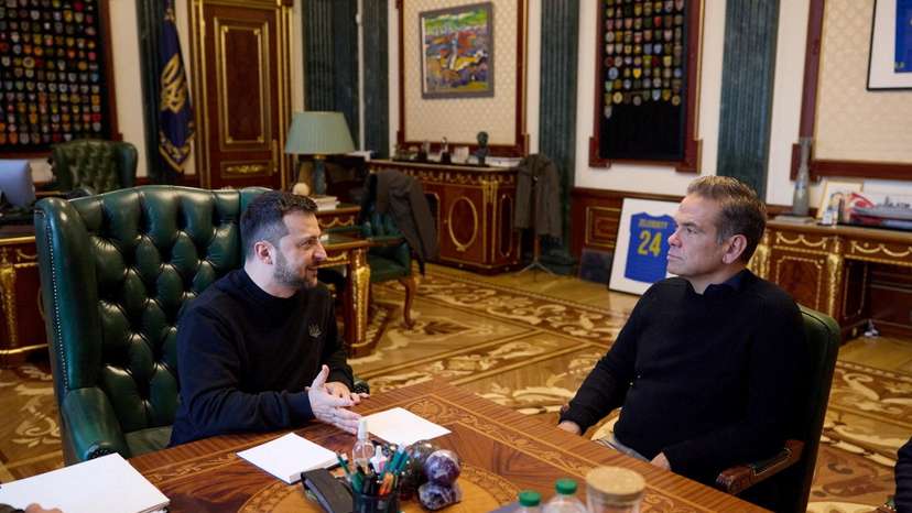 Executive Chair and Chief Executive Officer of Fox Corporation Murdoch visits Kyiv