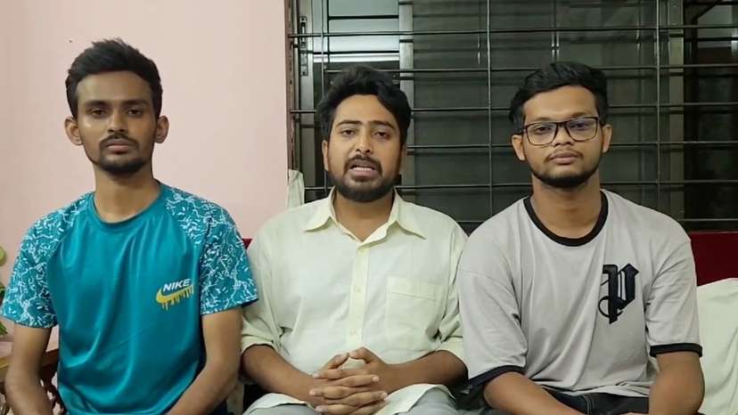 Student leaders who spearheaded a movement against job quotas, issue a statement in Dhaka
