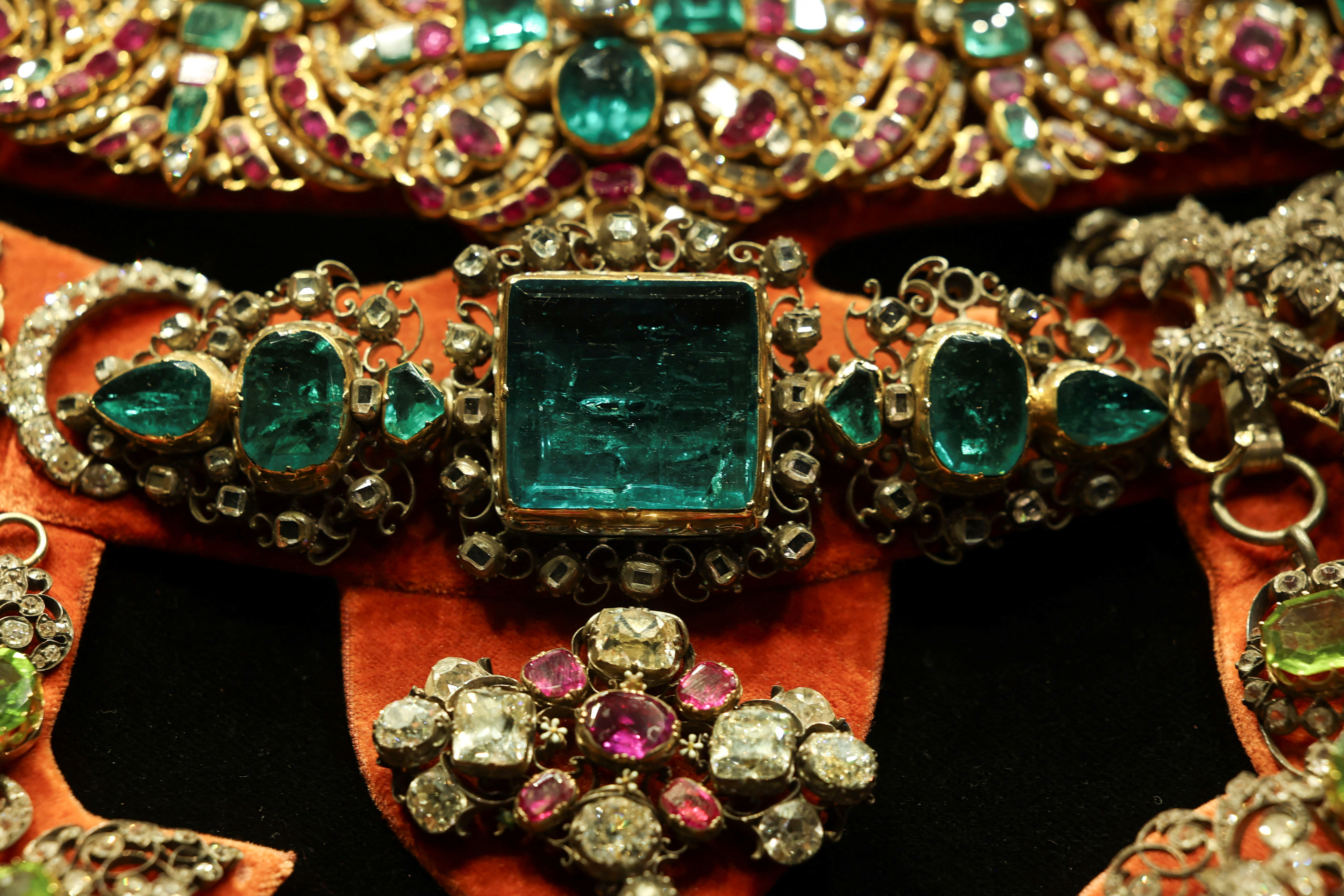 "Treasure of San Gennaro" collection at a museum in Naples