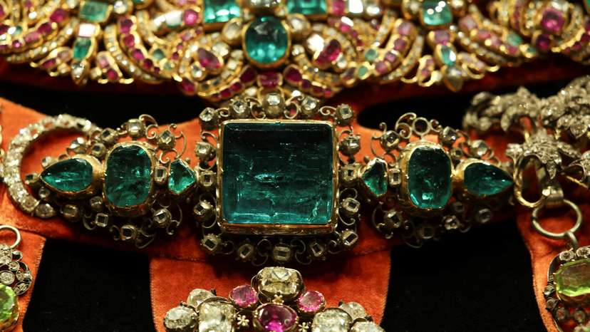 "Treasure of San Gennaro" collection at a museum in Naples