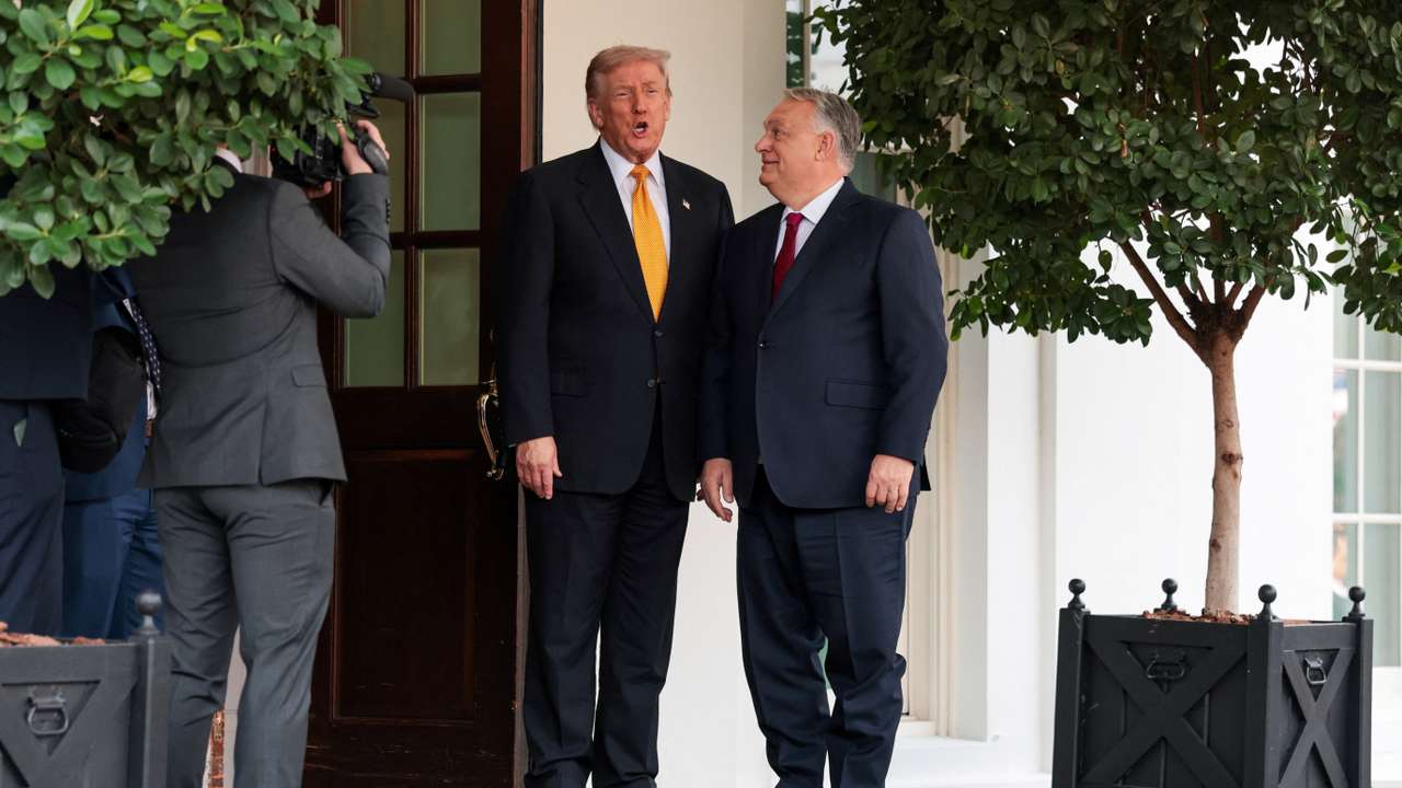 U.S. President Trump meets with Hungary's Prime Minister Orban at the White House