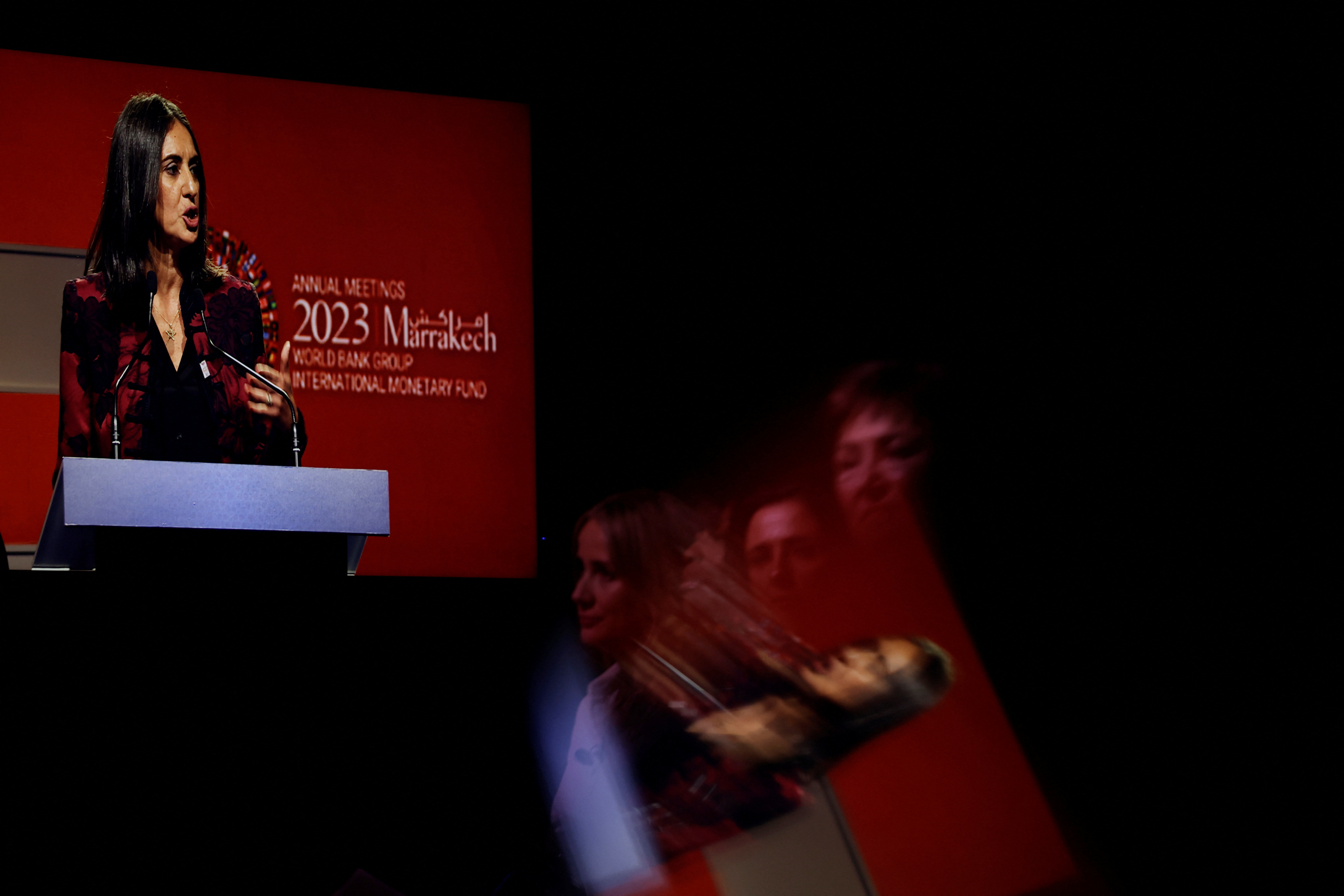 First day of the International Monetary Fund and the World Bank meeting in Marrakech