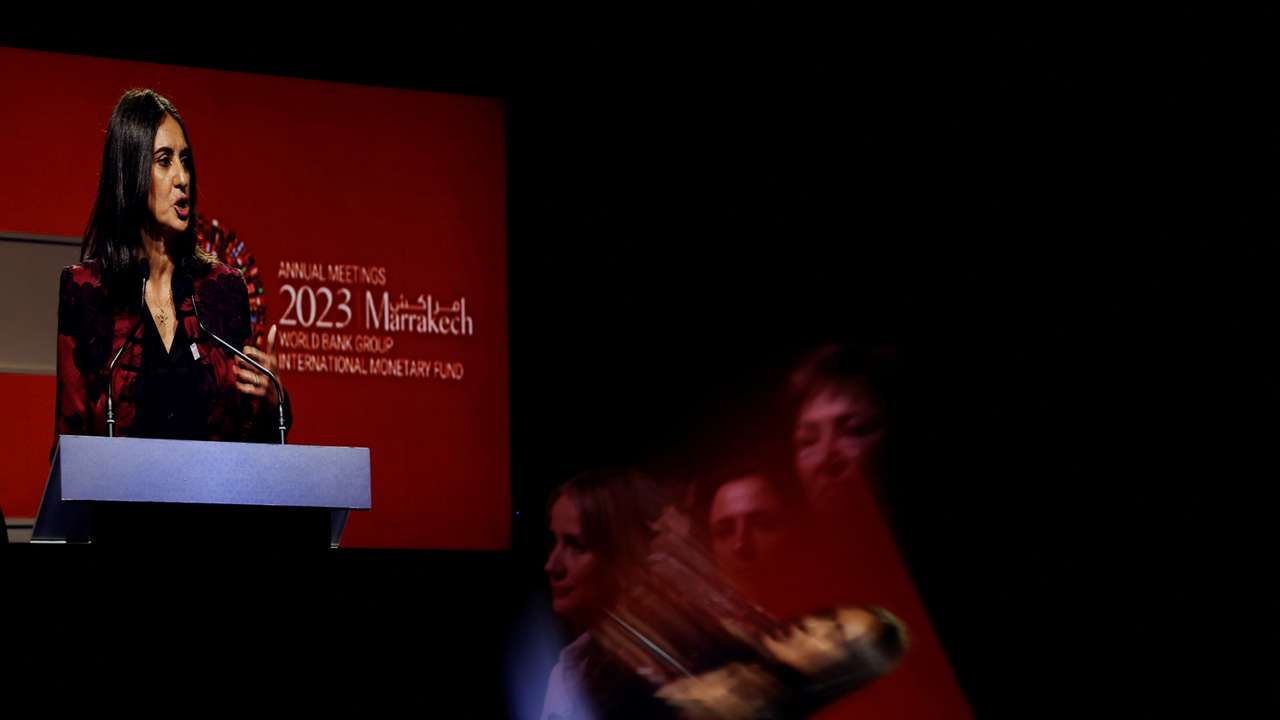 First day of the International Monetary Fund and the World Bank meeting in Marrakech