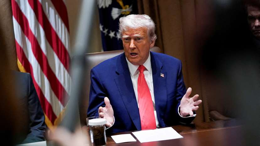 FILE PHOTO: U.S. President Trump holds a cabinet meeting at the White House