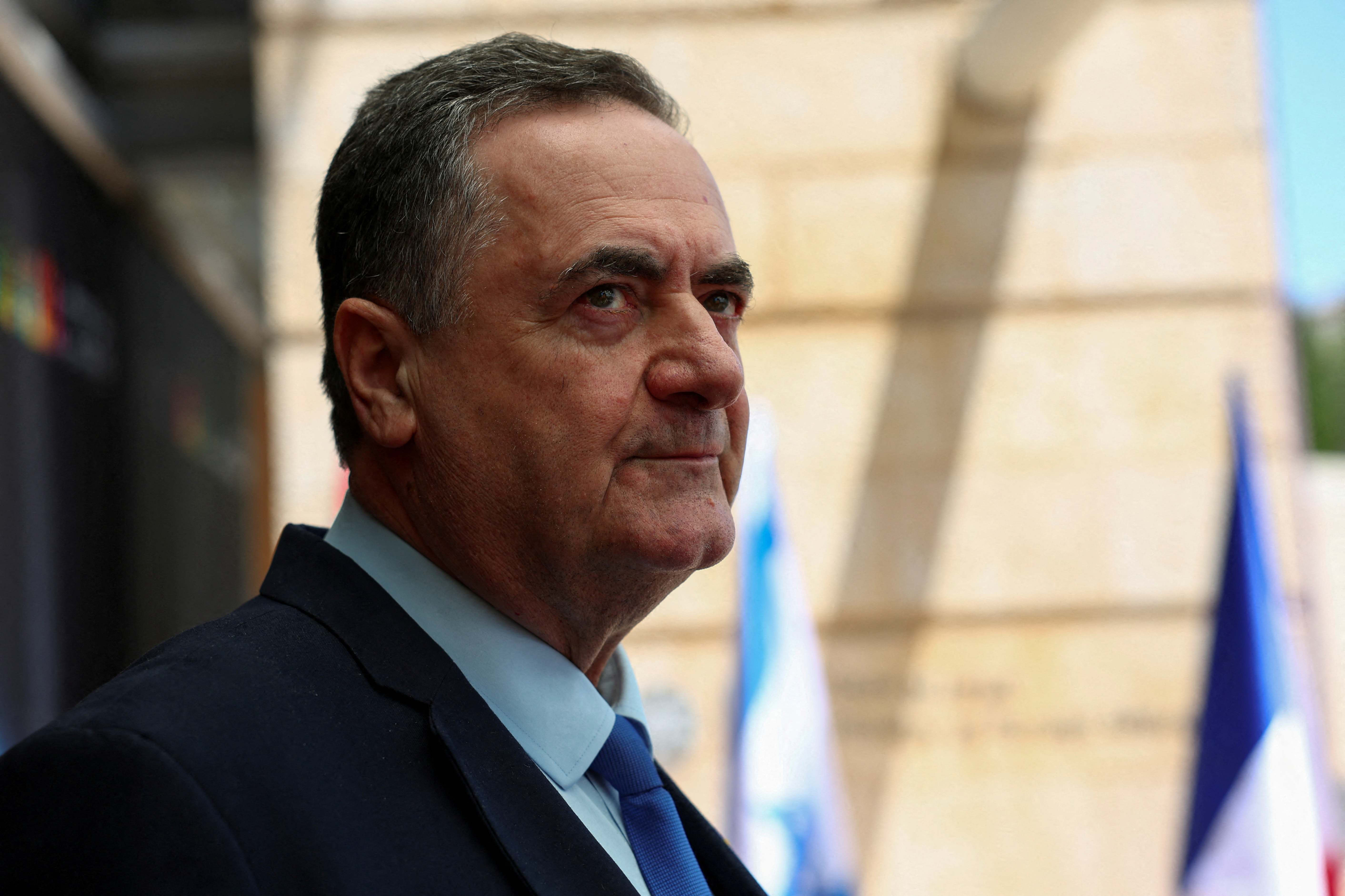 FILE PHOTO: British, French and Israeli Foreign Ministers meet in Jerusalem