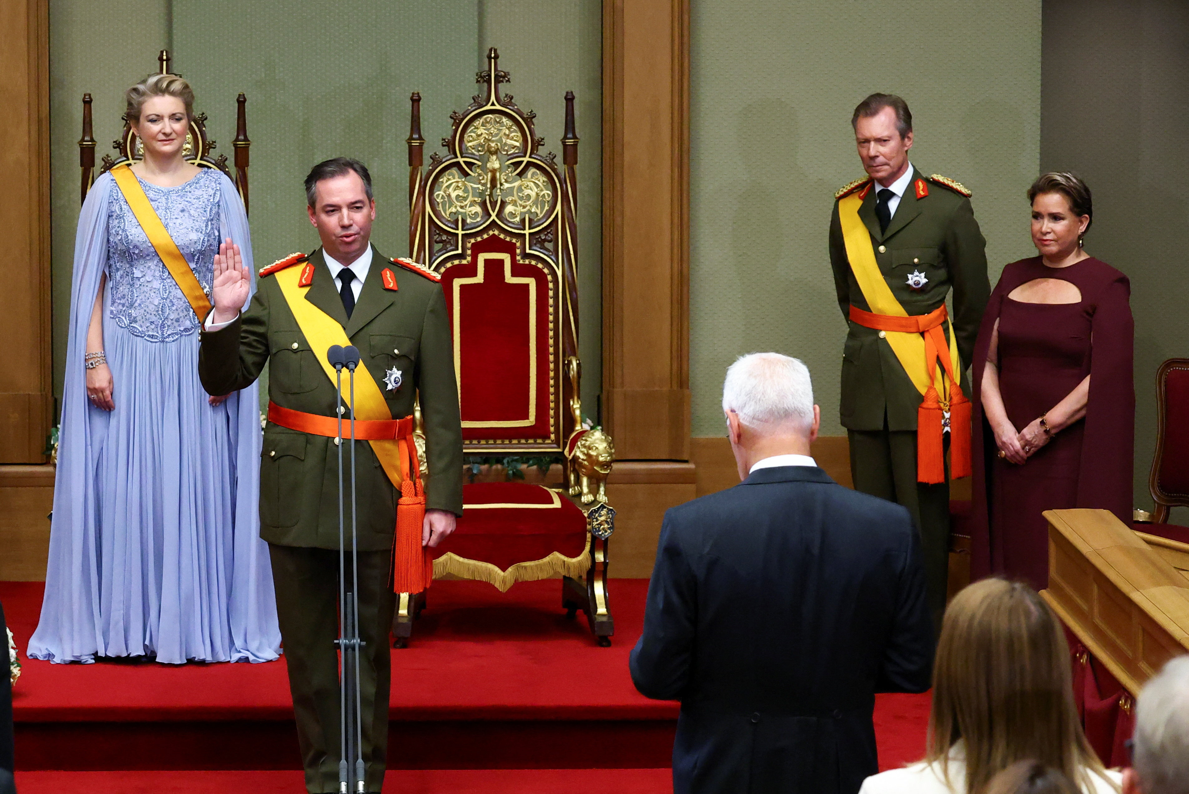 Abdication ceremony of Luxembourg's Grand Duke Henri and swearing-in ceremony of his son Guillaume, in Luxembourg