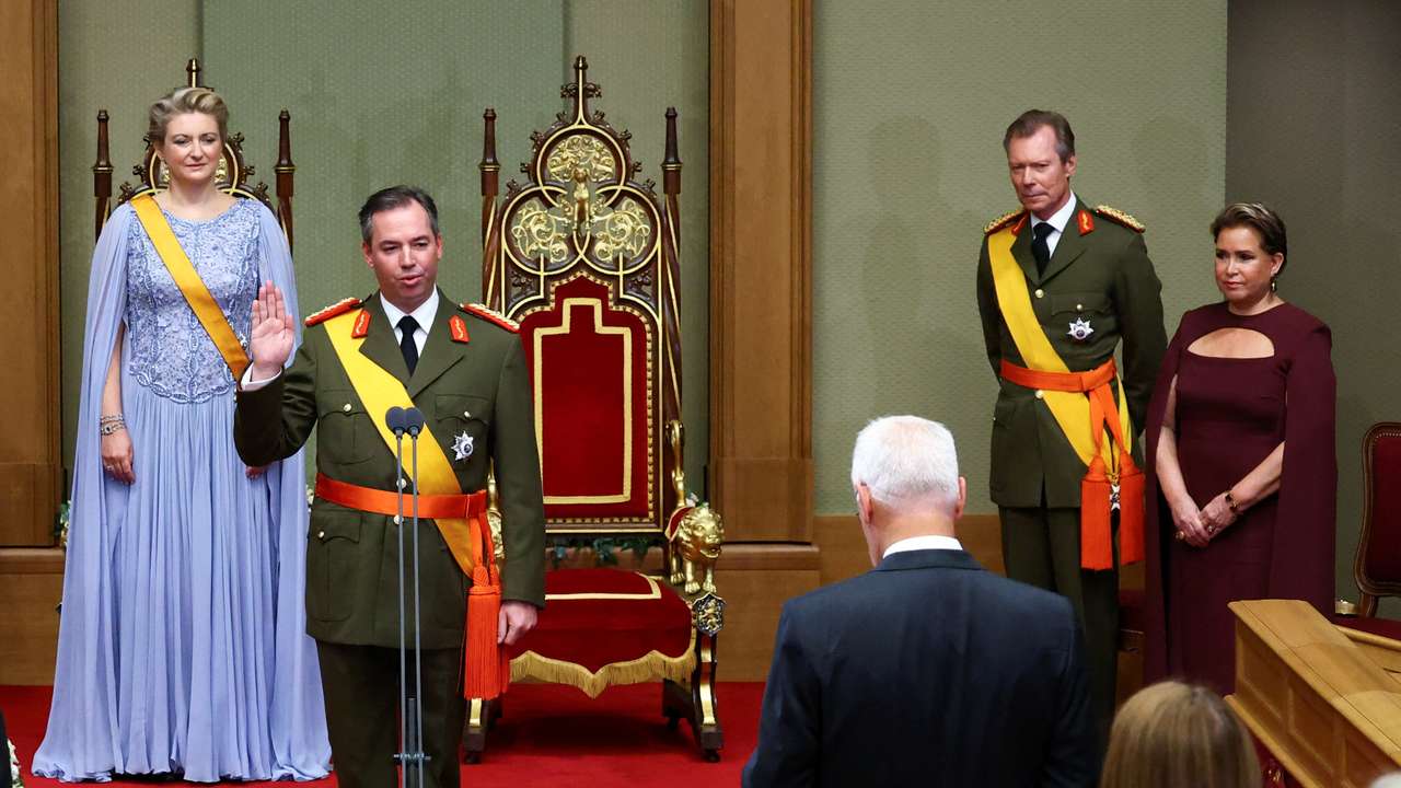 Abdication ceremony of Luxembourg's Grand Duke Henri and swearing-in ceremony of his son Guillaume, in Luxembourg