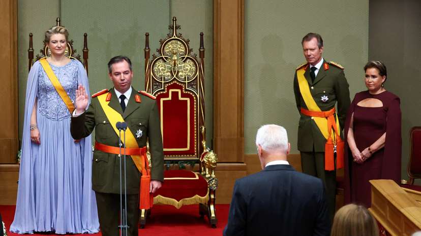 Abdication ceremony of Luxembourg's Grand Duke Henri and swearing-in ceremony of his son Guillaume, in Luxembourg