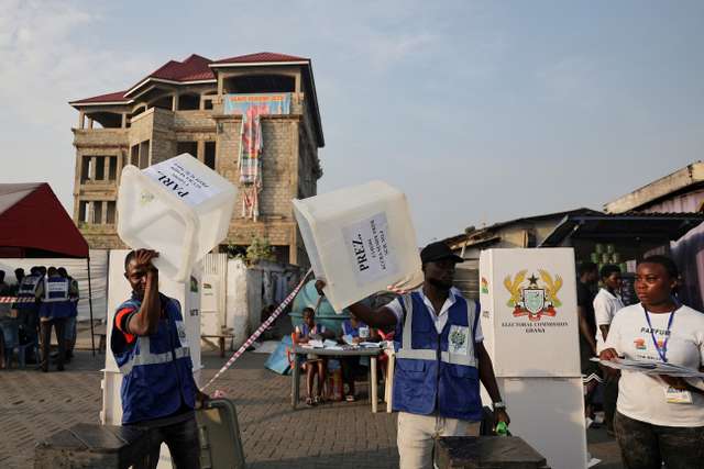 Ghana holds presidential and parliamentary election