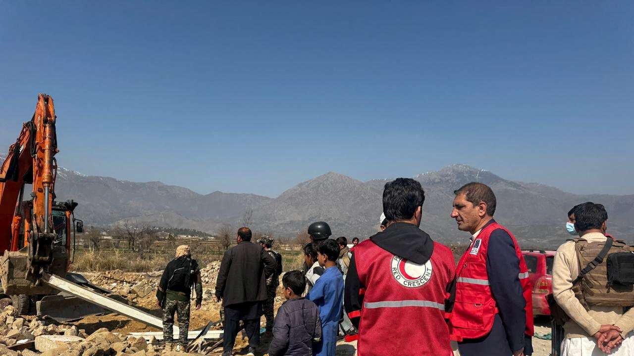 Emergency workers respond after reported militant attack in Bajaur