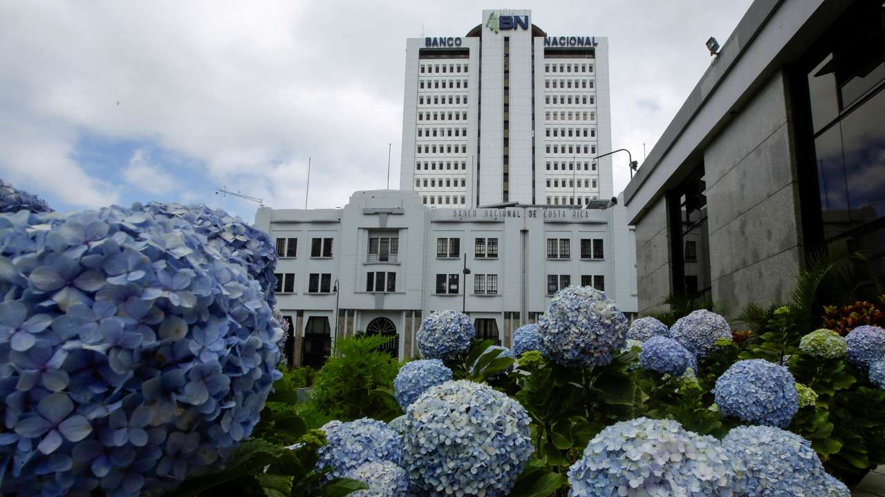 FILE PHOTO: The National Bank of Costa Rica's headquarters are pictured in San Jose