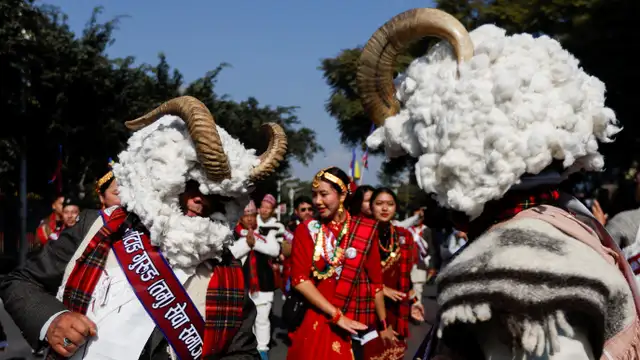 Tamu Lhosar, a New Year festival of the Gurung community in Kathmandu