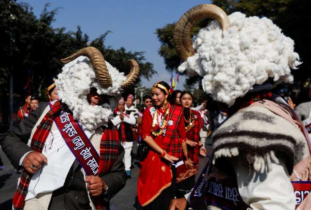 Tamu Lhosar, a New Year festival of the Gurung community in Kathmandu