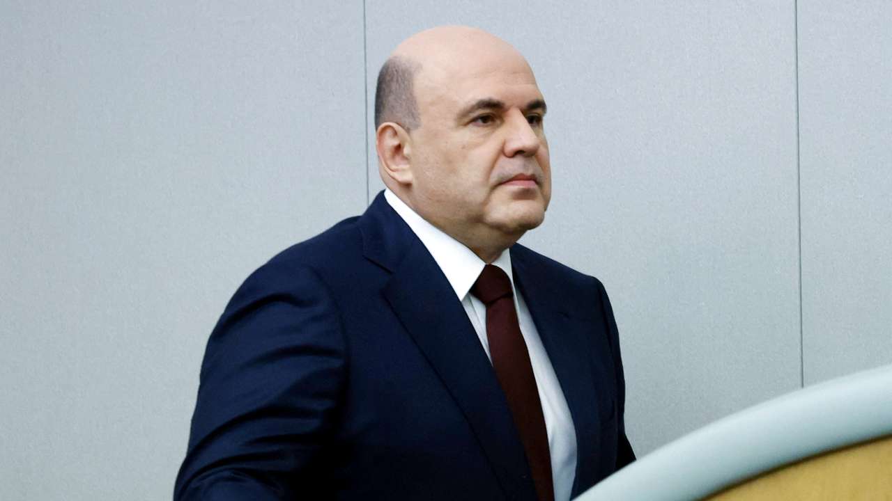 Russian Prime Minister Mishustin attends parliament session in Moscow