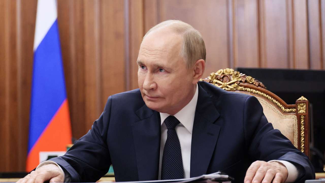 Russian President Putin meets Donetsk region's Moscow-installed leader Pushilin in Moscow