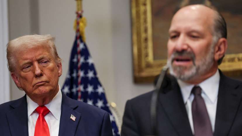 U.S. President Trump makes an announcement about investment, at the White House