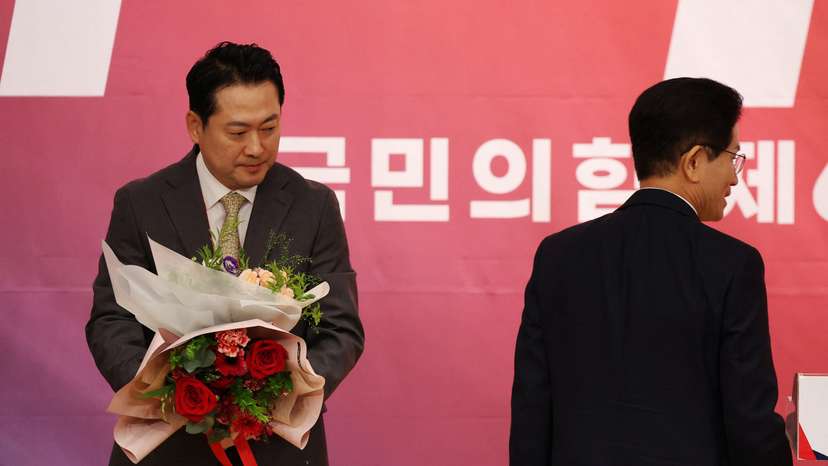 South Korea's conservative opposition People Power Party holds a final round of party convention to elect a new leader